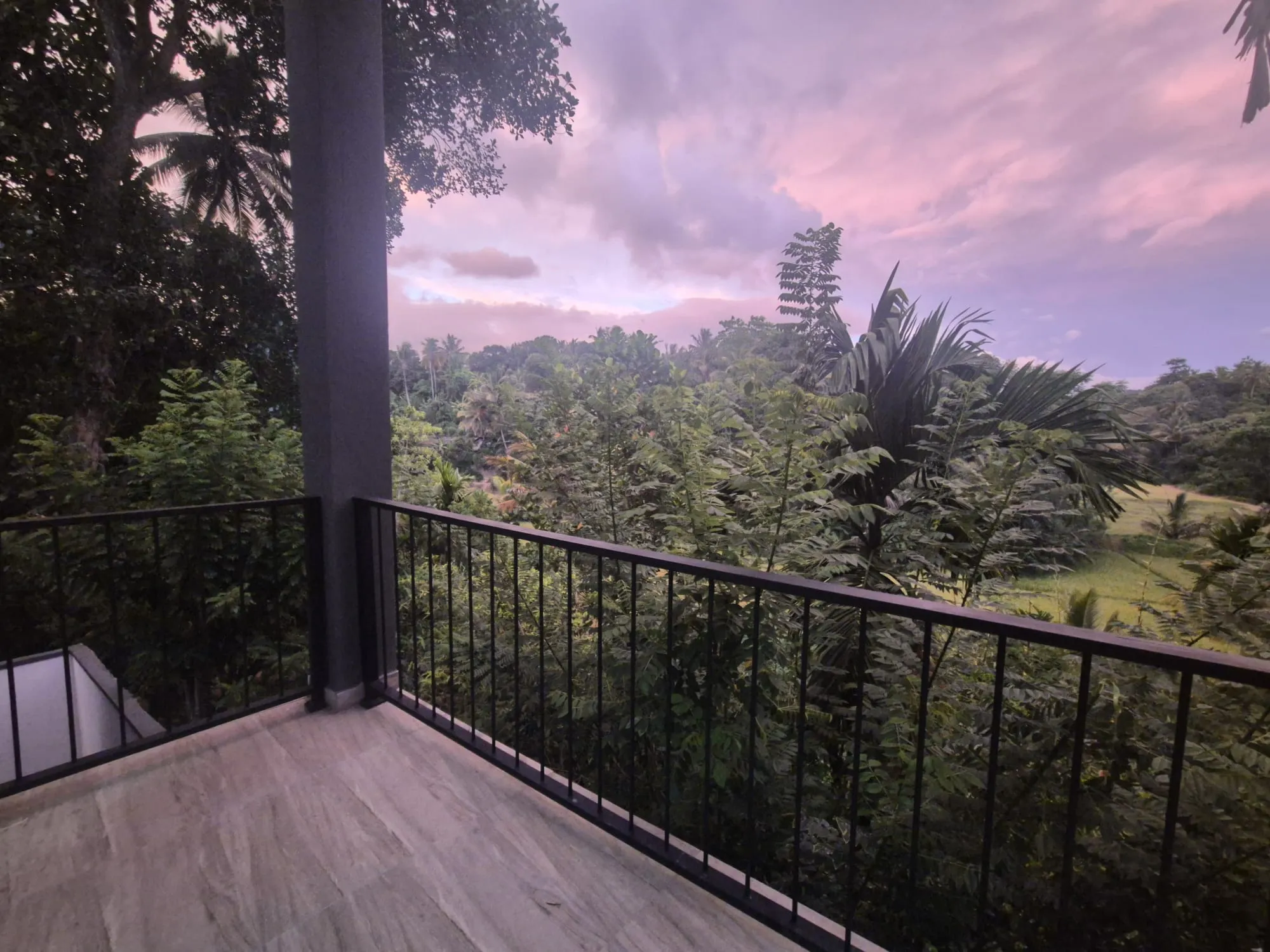 Luxurious master bedroom with contemporary design at TenTwo residence Kandy Sri Lanka